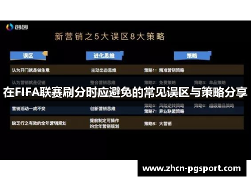在FIFA联赛刷分时应避免的常见误区与策略分享