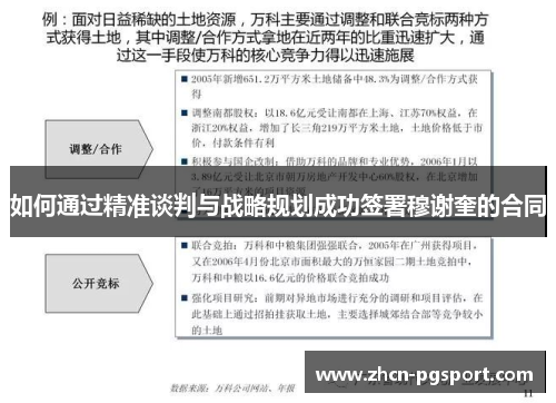 如何通过精准谈判与战略规划成功签署穆谢奎的合同